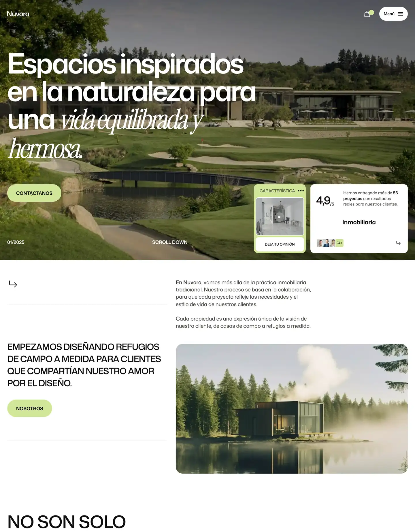 Plantilla de página web para inmobiliarias
